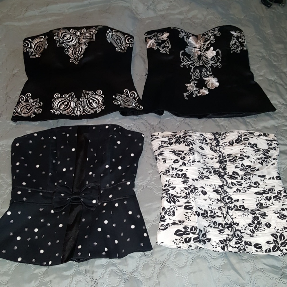 White House Black Market corset tops size 2